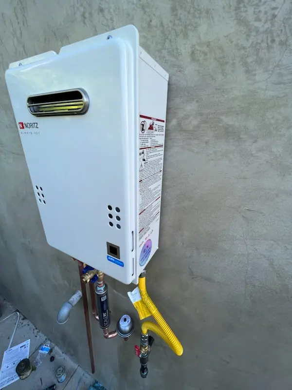 Tankless water heater installation for Conley homes